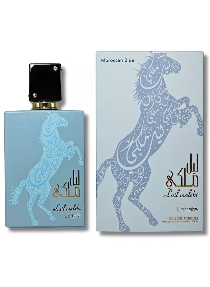 Lattafa Lail Maleki Moroccan Blue Eau De Parfum 100 ml - Image 1