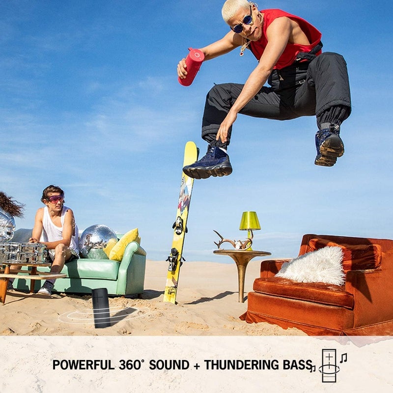 في النهاية أذنين ميغابوم 3 المحمولة اللاسلكية بلوتوث مكبر صوت، قوية الرعد باس، لمسة واحدة التحكم، مقاومة للماء، عائمة، وصل مكبرات صوت متعددة، 20 ساعة عمر البطارية - بحيرة زرقاء - Image 5