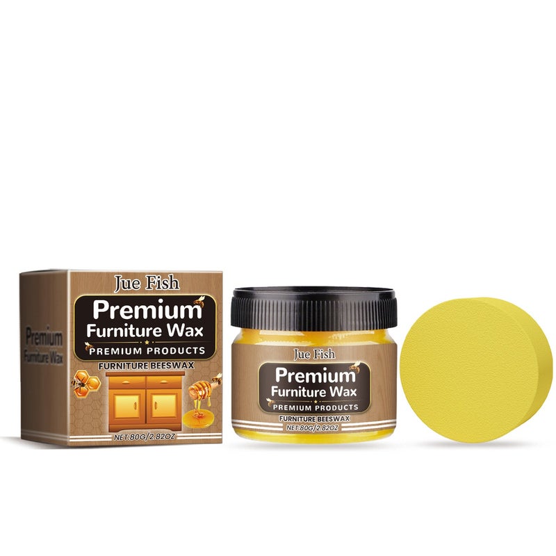 Multi-Purpose Beeswax Furniture Maintenance Wax - 80g - Image 1