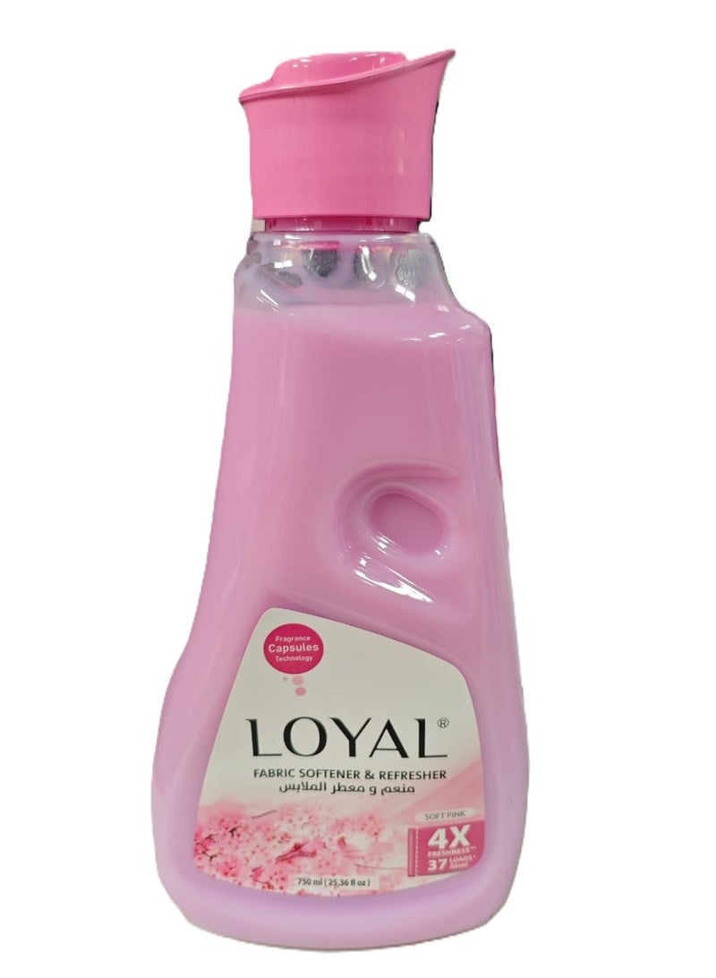 loyal Fabric Softener & Refresher Soft Pink 750 ml - Image 1