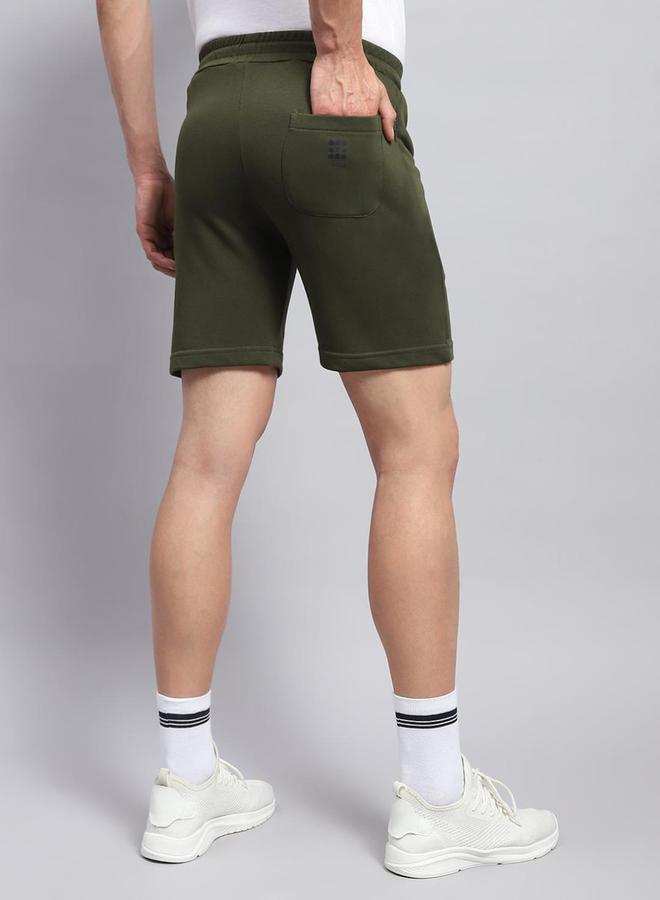 Rock.it Men Green Plain Short Shorts - Image 4