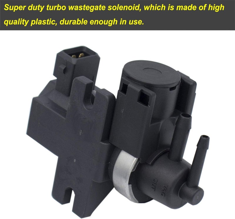 MOCW BC3Z-9E882-A BC3Z9E882A Turbo Wastegate Solenoid Vacuum Valve Fit for 2011-2016 Ford F-250 F-350 Super Duty 6.7L V8 DIESEL Black - Image 4