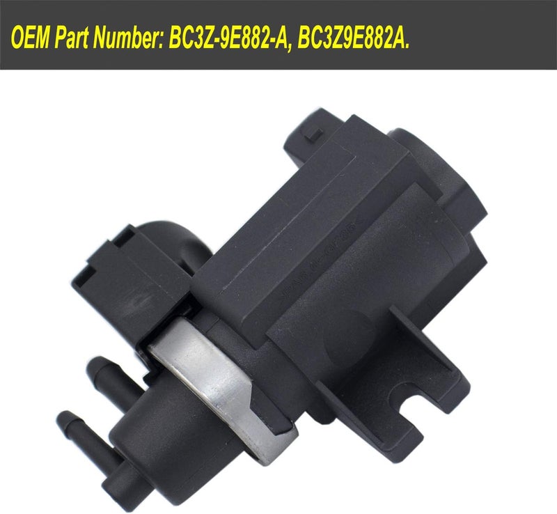 MOCW BC3Z-9E882-A BC3Z9E882A Turbo Wastegate Solenoid Vacuum Valve Fit for 2011-2016 Ford F-250 F-350 Super Duty 6.7L V8 DIESEL Black - Image 3