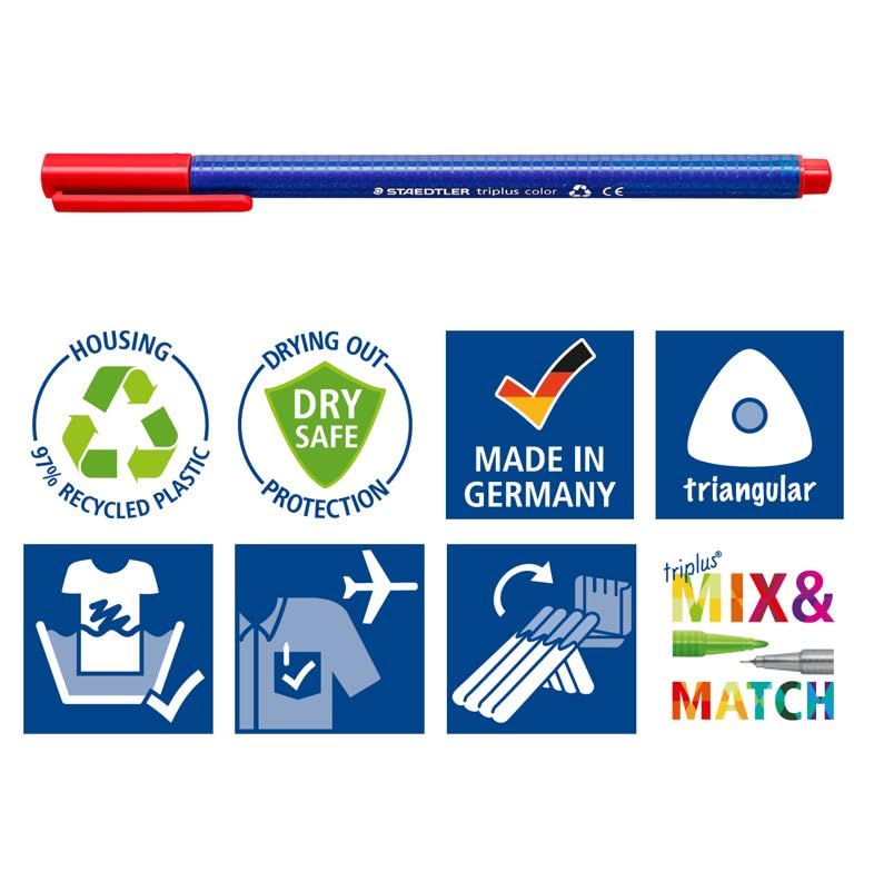 ستدلر مجموعة أقلام تلوين مكونة من 10 قطع