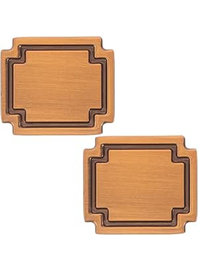 2 Pcs Vintage Zinc Alloy Cabinet Pulls Drawer Handles Kitchen Hardware - Image 1