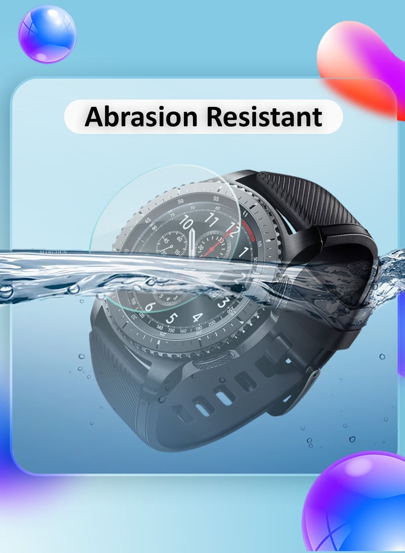 CATANES 3Packs Tempered Glass Screen Protector for Samsung Gear S3 Frontier – HD Clarity, 9H Hardness, Scratch-Resistant - Image 5