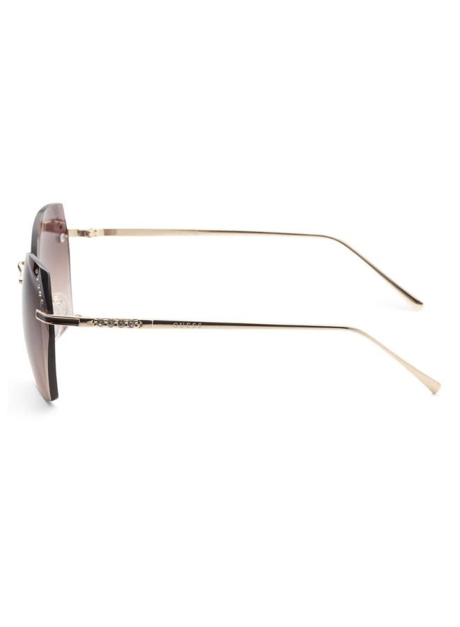 GUESS Women's Rimless Sunglasses - GF0384 -  Lens Size: 61 mm - Image 2