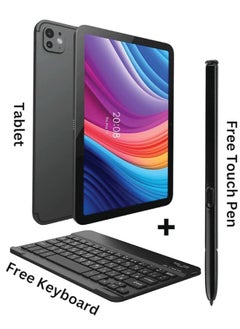 Oteeto Oteeto TAB 15 Tablet/10.1 Inch/4G SIM /5G Dual SIM/Octa Core Processor/Included Flip Cover&Keyboard/8GB RAM + 512 GB ROM/Android 13/6000 mAh/8MP Front+13 MP Rear (Gray)  - Image 2