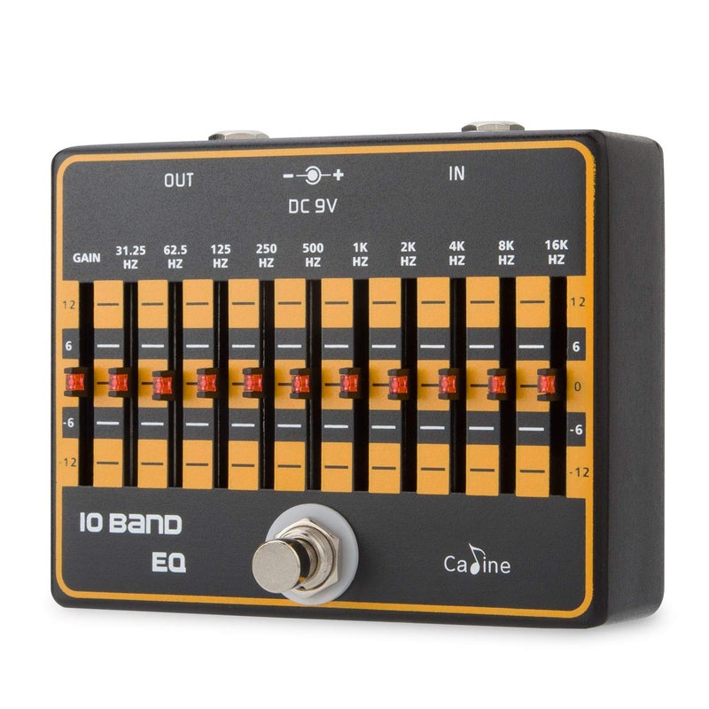 Caline USA, CP-24 10-Band EQ equalizer Guitar Effects pedal - Image 1