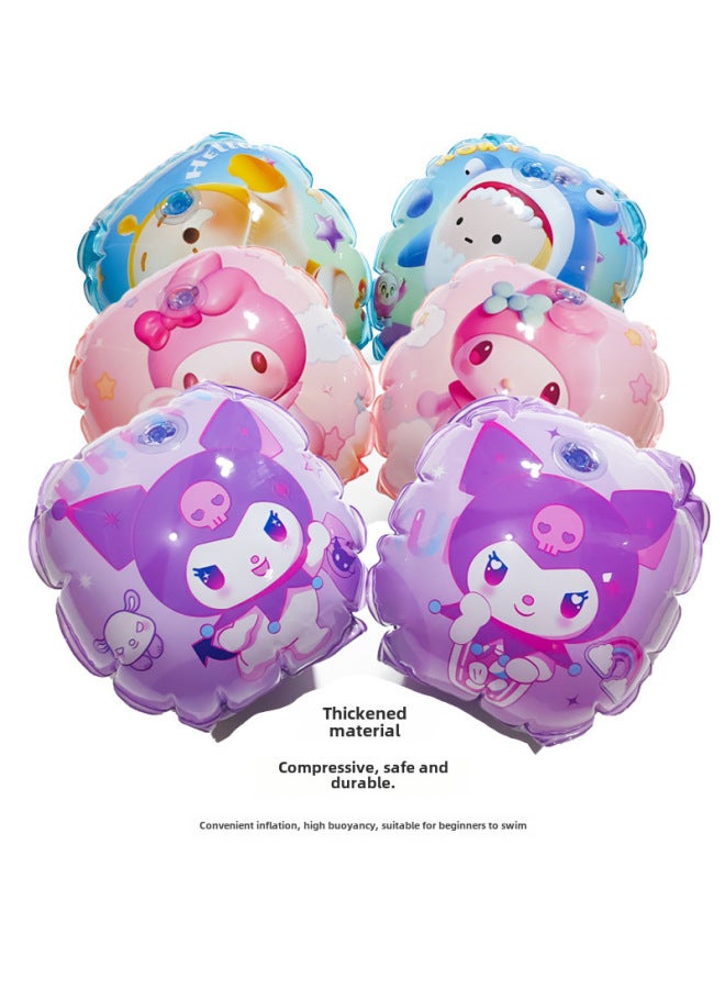 Generic Children's Swimming Arm Ring Water Sleeve Arm Ring Floating Sleeve Arm Sleeve Baby Life-saving Floating Swimming Ring Sleeve Floating Arm Ring-Color:Egg - Image 3