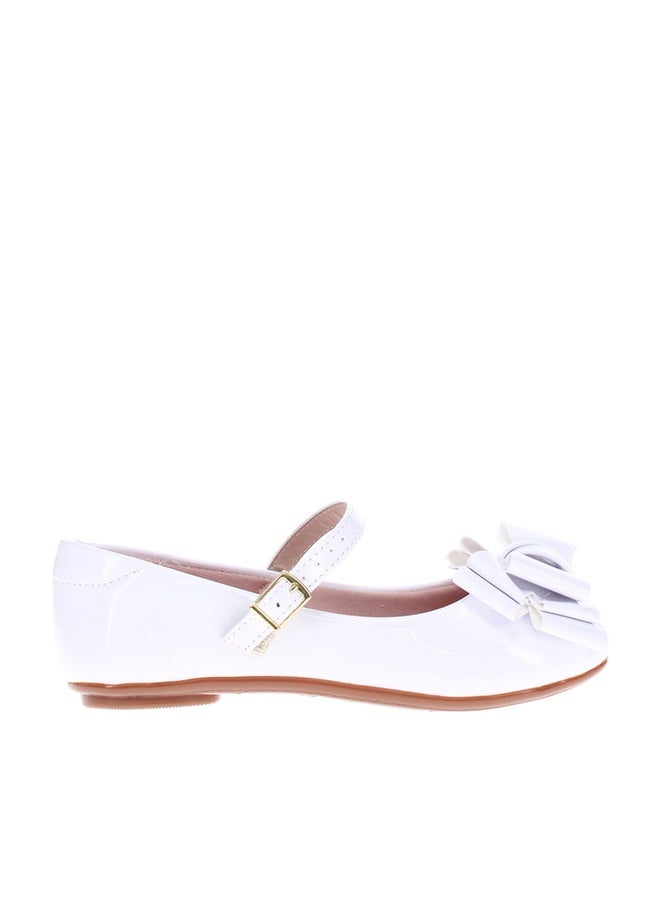 MOLEKINHA Solid Ballerinas with Bow Detail - Image 1