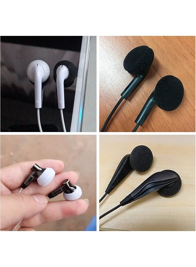 erorex 24 Pcs Of Foam Earplugs Ear Pads Earplugs Replacement Sponge Sleeve Replacement Earphones Mp3 Mp4 Stereo Headset Black） - Image 5