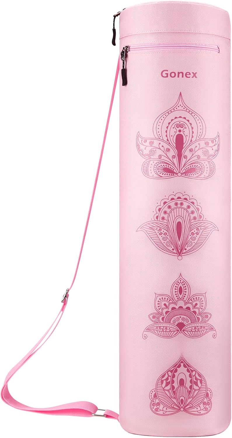 Gonex Yoga Mat Bag, Yoga Mat Carrier Full-Zip Exercise Yoga Mat Carry Bag for Women Men with 2 Multi-Functional Storage Cargo Pockets Extra Wide Adjustable Shoulder Strap - Image 1