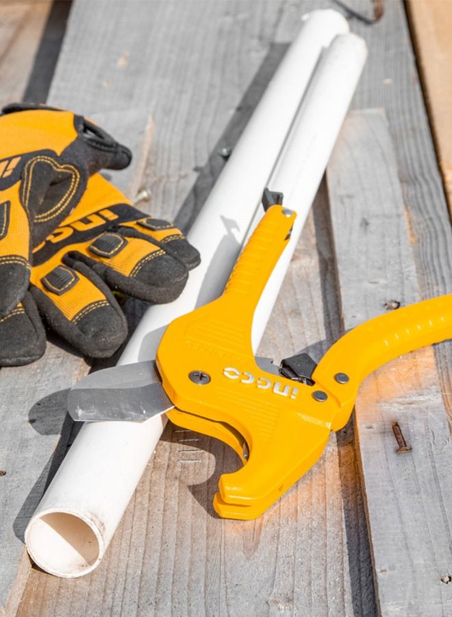 إنجكو انجكو جهاز قطاعات انابيب متعدد الفينيل نوع سقاطة 200 مم - أصفر - Image 3