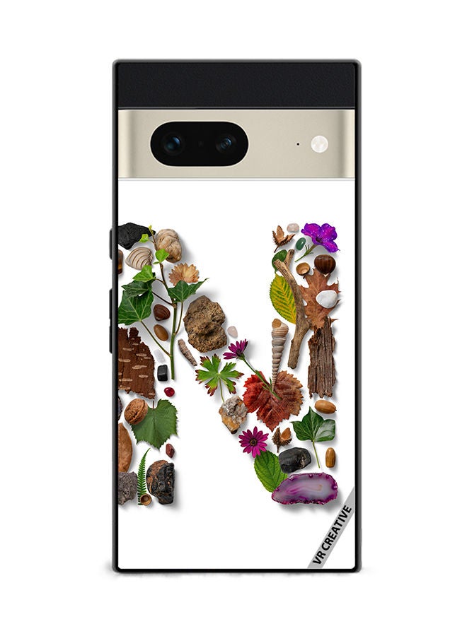 VR CREATIVE Protective Case Cover For Google Pixel 7 Alphabet N Design Multicolour - Image 1