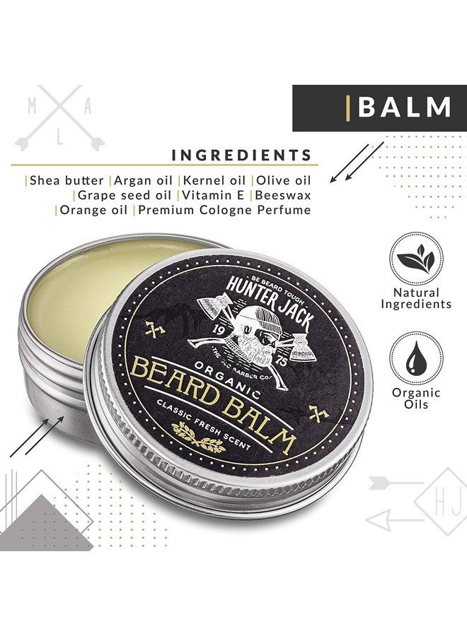 Hunter Jack Beard Care Kit For Men - Wooden Beard Comb, Beard Soap, And Beard Balm - Best For Beard Growth All-In-One - Beard Kit For Men Grooming And Care In Premium Gift Box - Image 5