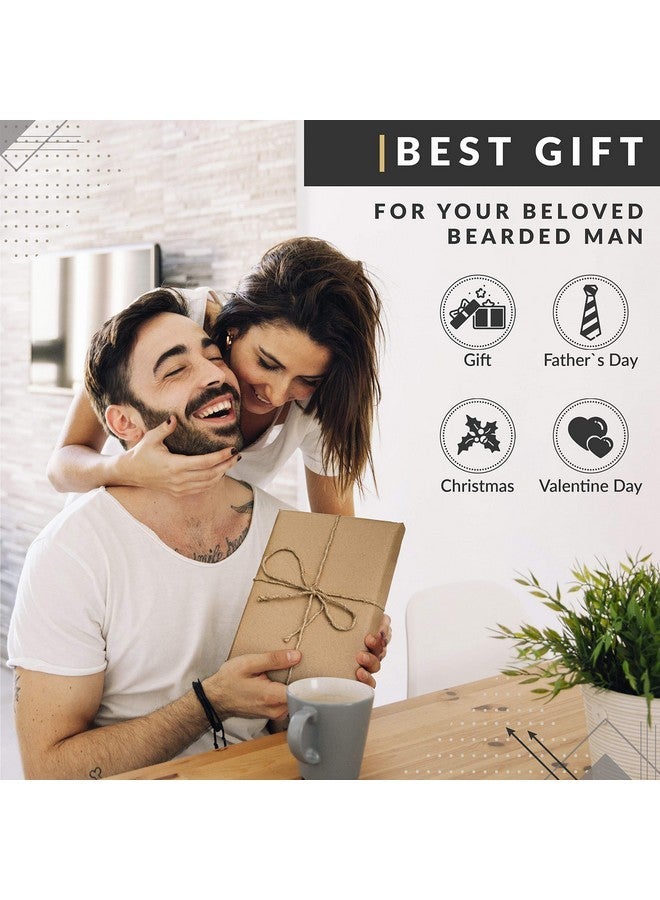 Hunter Jack Beard Care Kit For Men - Wooden Beard Comb, Beard Soap, And Beard Balm - Best For Beard Growth All-In-One - Beard Kit For Men Grooming And Care In Premium Gift Box - Image 4