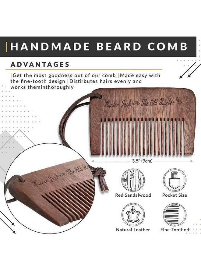 Hunter Jack Beard Care Kit For Men - Wooden Beard Comb, Beard Soap, And Beard Balm - Best For Beard Growth All-In-One - Beard Kit For Men Grooming And Care In Premium Gift Box - Image 3