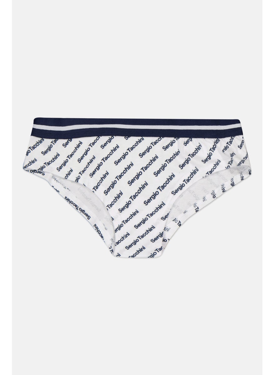 Sergio Tacchini Women Brand Logo Panties, White  - Image 1