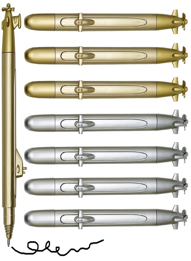 Maydahui 20 PCS Submarine Ballpoint Pen Novelty Spacecraft Model Pens Black Ink Spinning Propeller Design for Party Student Souvenir - Image 1