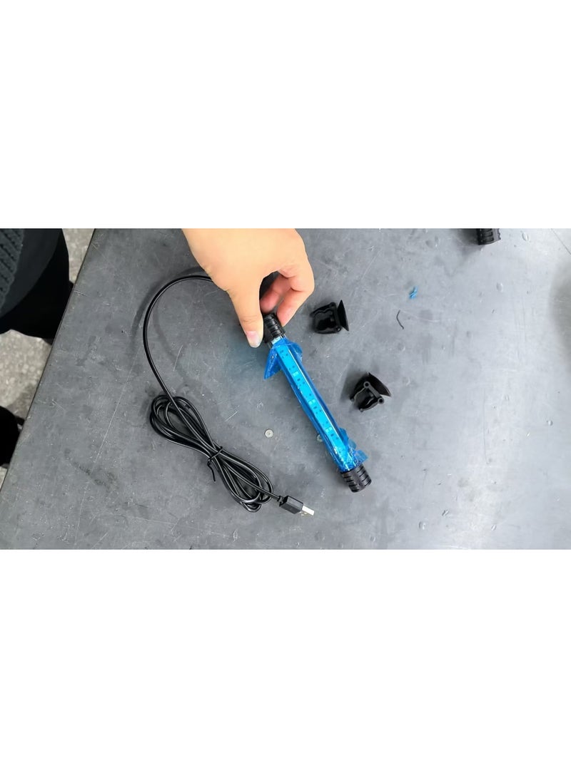 Huangxin 1.5W (17cm) diving aquarium light, USB fish tank light, LED aquarium light, suitable for underwater decoration - Image 4