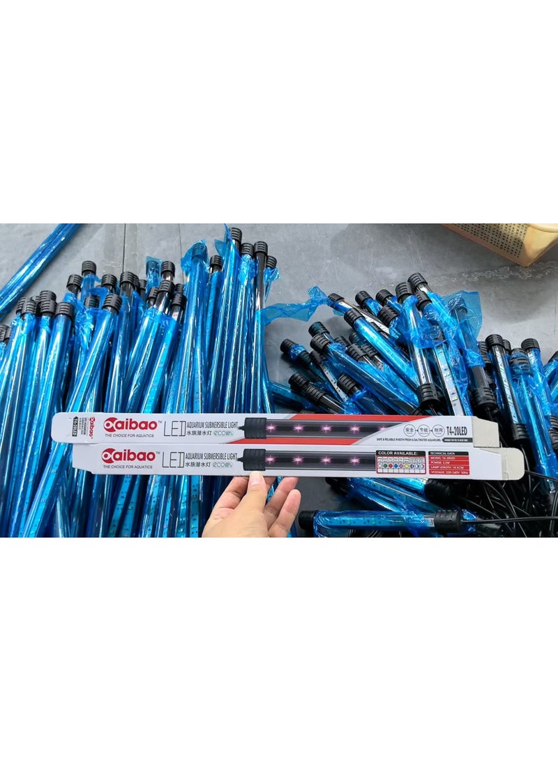 Huangxin 1.5W (17cm) diving aquarium light, USB fish tank light, LED aquarium light, suitable for underwater decoration - Image 5