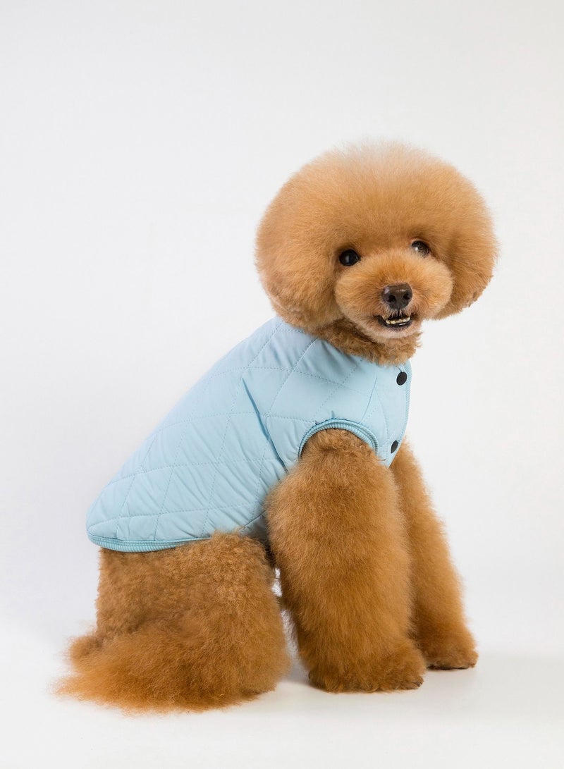 Loquat Pet clothes with thick coats Blue  - Image 2