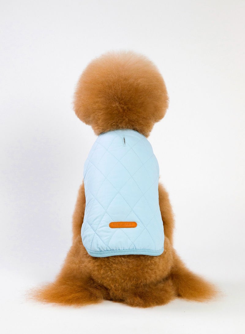 Loquat Pet clothes with thick coats Blue  - Image 3