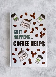Noota NOOTA COFFEE ADDICT A5 HARDCOVER NOTEBOOK 100 BLANK PAPERS  - Image 1
