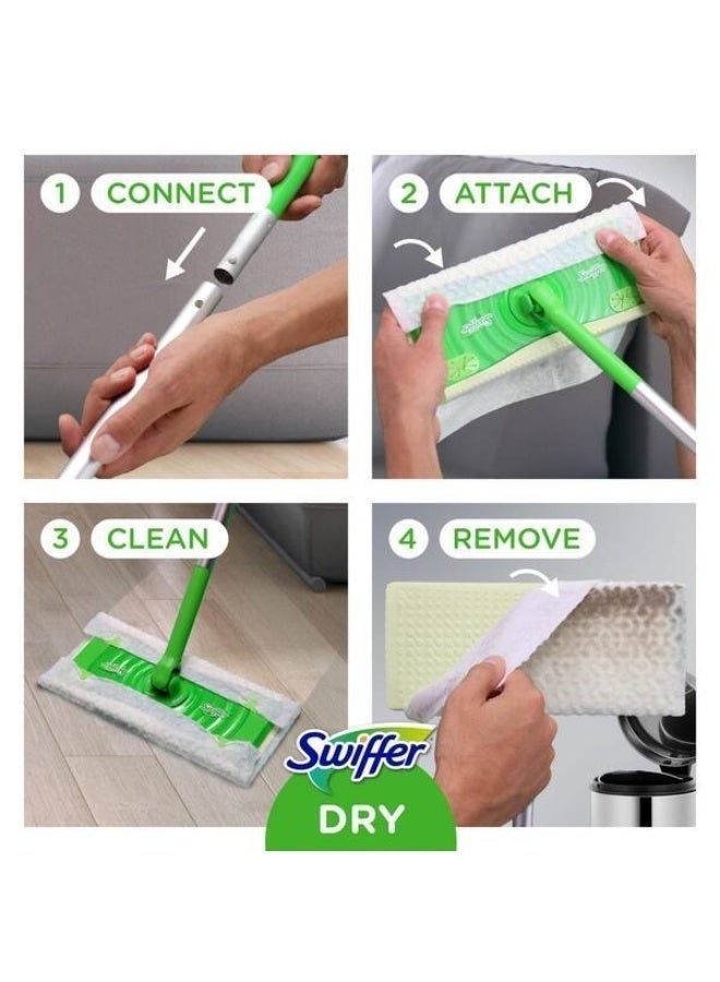 Swiffer Sweeper 2-in-1 Dry and Wet Multi-Surface Mopping Starter Kit (1-Mop, 10-Refills) - Image 4
