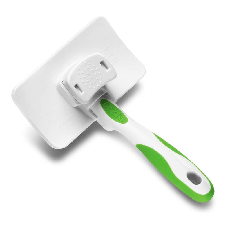 Andis Pet Grooming Standard Self-Cleaning Slicker Brush for Dogs, Helps to Remove Knots and Tangles, Suitable for breeds like Golden Retriever, Yorkshire Terriers, Cocker Spaniels - Lime Green - Image 4