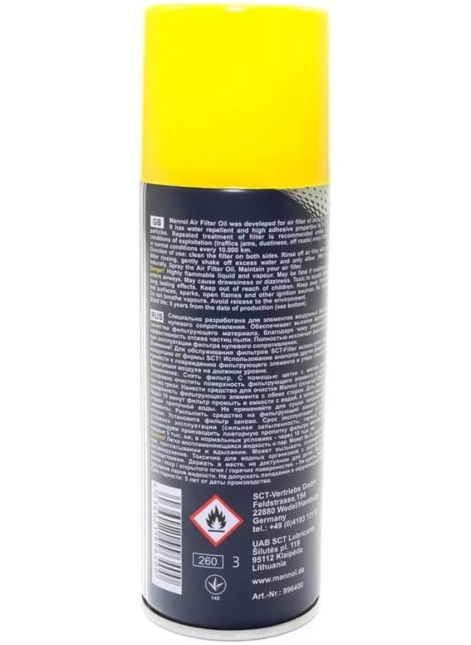 MANNOL 9964 Air Filter Oil Germany 200Ml  - Image 3
