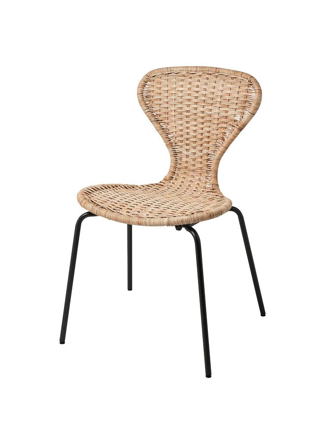 Zaboon Chair, handmade rattan/Sefast black - Image 1