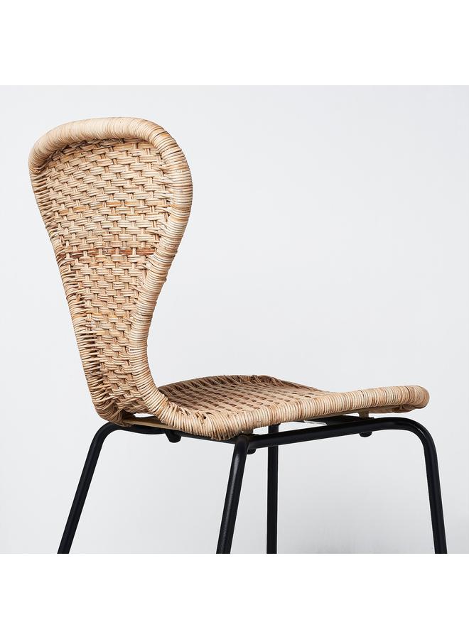Zaboon Chair, handmade rattan/Sefast black - Image 4