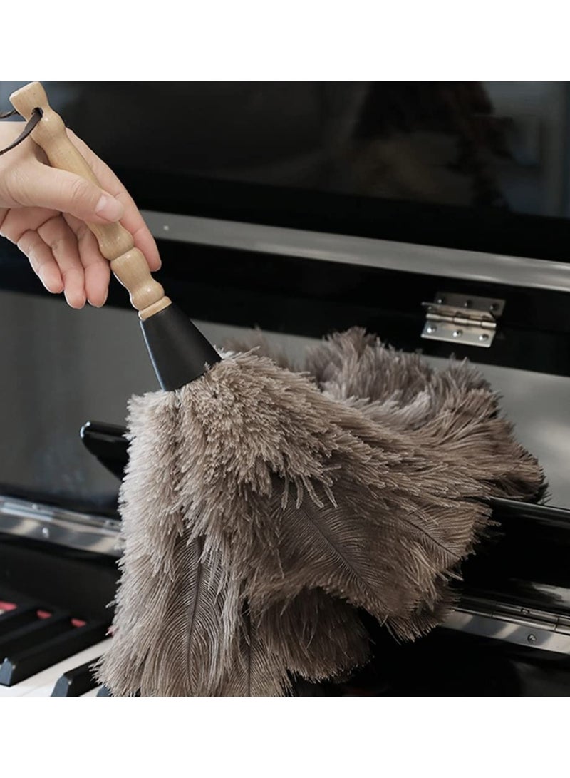 Excefore Feather Duster with Protective Cover Anti Static Flexible Bendable for Dust Cleaning Interior Roof  - Image 2