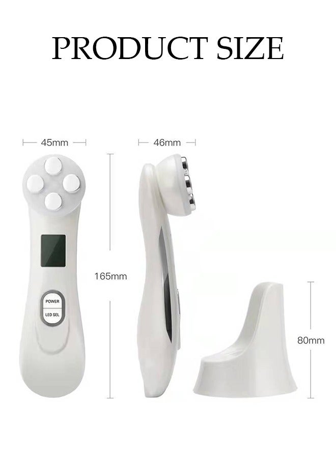 Loquat 4-in-1 Beauty Massager for Face and Neck, Face Massager Tool for Women,Electric Facial Neck Eye Lift Massage Kit，Based on Triple Action LED, Thermal, and Vibration Technologies for Skin Care,Improve - Image 2