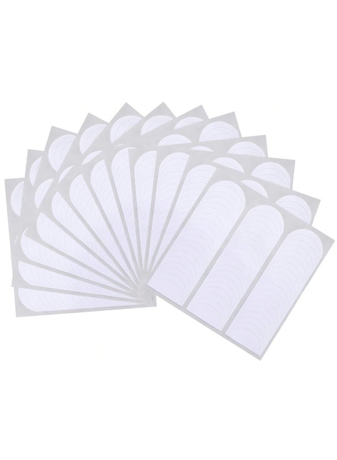 960pcs (20 Sheets) French Nail Stickers, Self-Adhesive French Manicure Stickers, Half Moon Design Nail Stickers for Nail Art Decoration, Nail Design Accessories, Stencil Templates, DIY Decoration Tools - Image 1