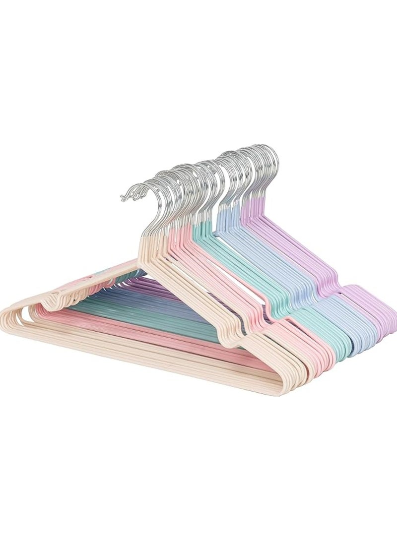 10 Pieces Non-Slip Hangers Set 40*20 cm (Multi-Color) - Image 1