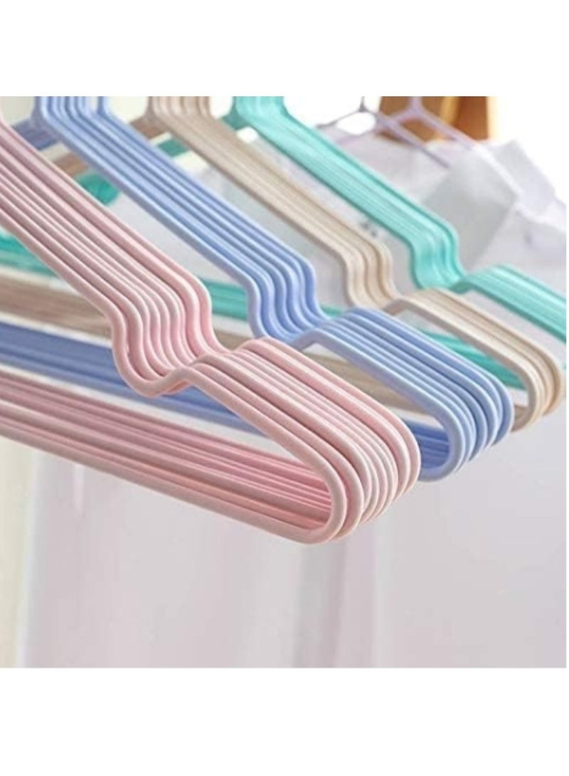10 Pieces Non-Slip Hangers Set 40*20 cm (Multi-Color) - Image 2