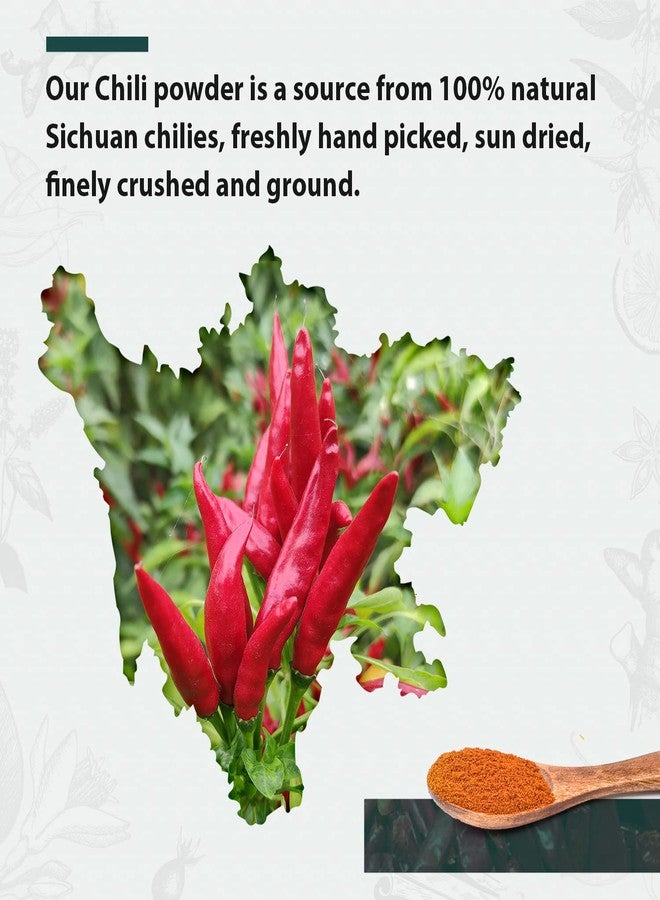 Soeos Red Chili Powder, 8oz (226g), Premium Sichuan Dried Chili, Non-GMO, No Additives, Natural Spicy Seasoning for Pizza, Pasta & Cooking - Image 5