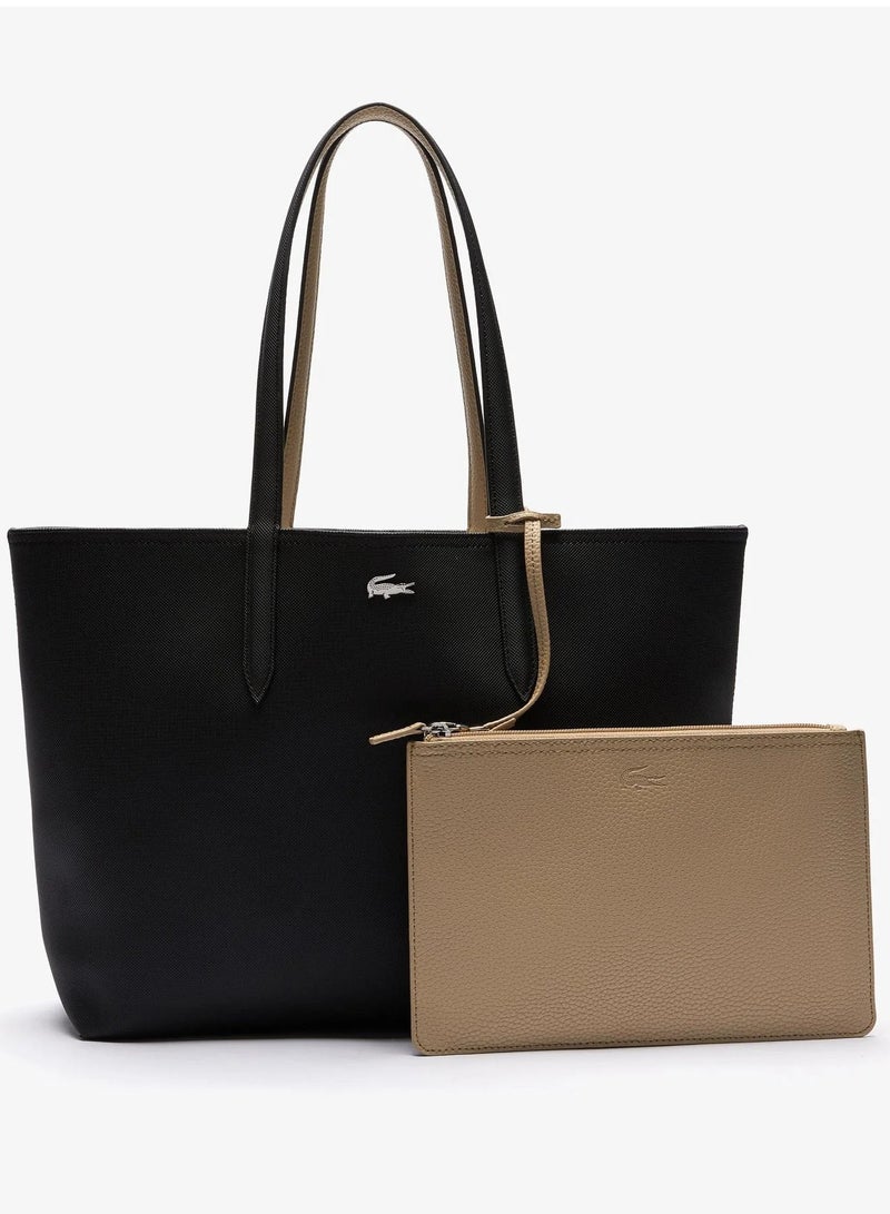 Lacoste Women's Double sided Two tone Large Capacity Handbag, Fashionable Multi functional, Camera Bag - Image 1
