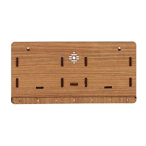 Webelkart Home Side Shelf-Brown Wall Shelves Wooden Shelf, Keyholder (Om Swastika) - Image 5