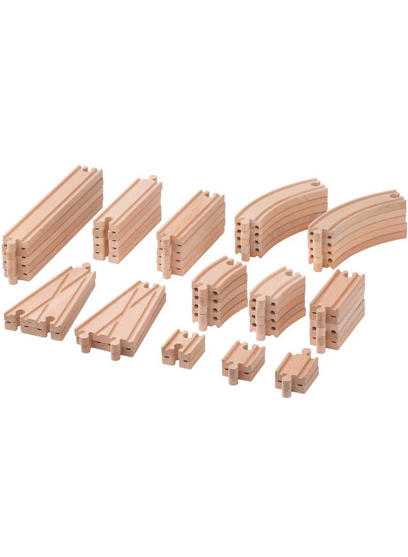 ليلابو طقم سكة حديد مكون من 50 قطعة