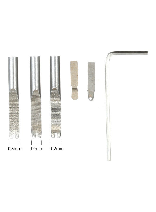 NIBEMINENT 5 in 1 Pro Stitching Groover and Creasing Edge Beveler Brown 132 x 23millimeter - Image 3