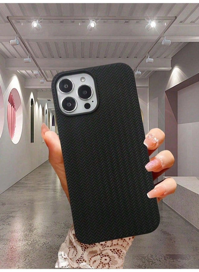 ShebSheb Soft TPU 3D Braided Fabric Phone Case for iPhone 14 Pro Max - Image 4