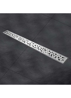 Shower Drain Grate Dots 45 Cm -Silver