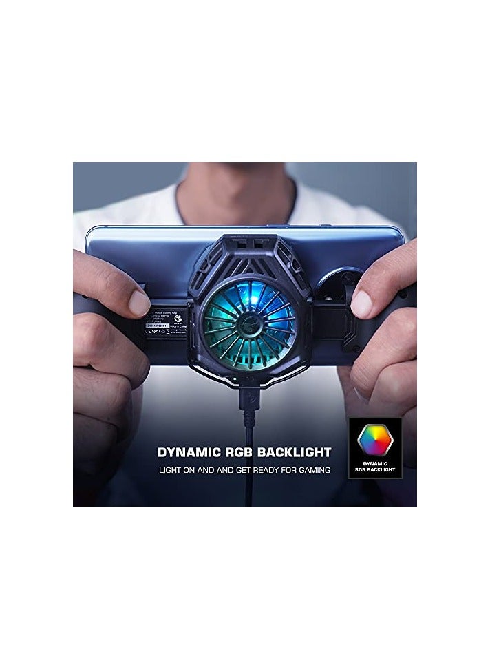 erorex F8 Pro Mobile Cooling Grip - Black - Image 4