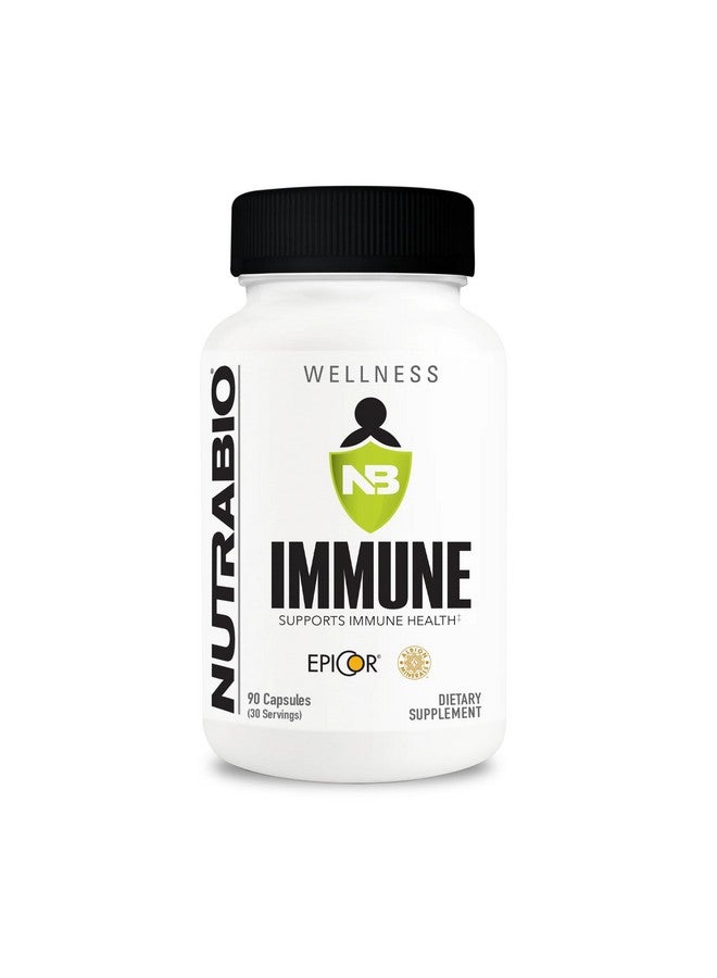 نوترا بايو NutraBio Immune - مكمل غذائي لدعم المناعة - مكمل غذائي لتعزيز المناعة - 90 كبسولة نباتية - Image 1