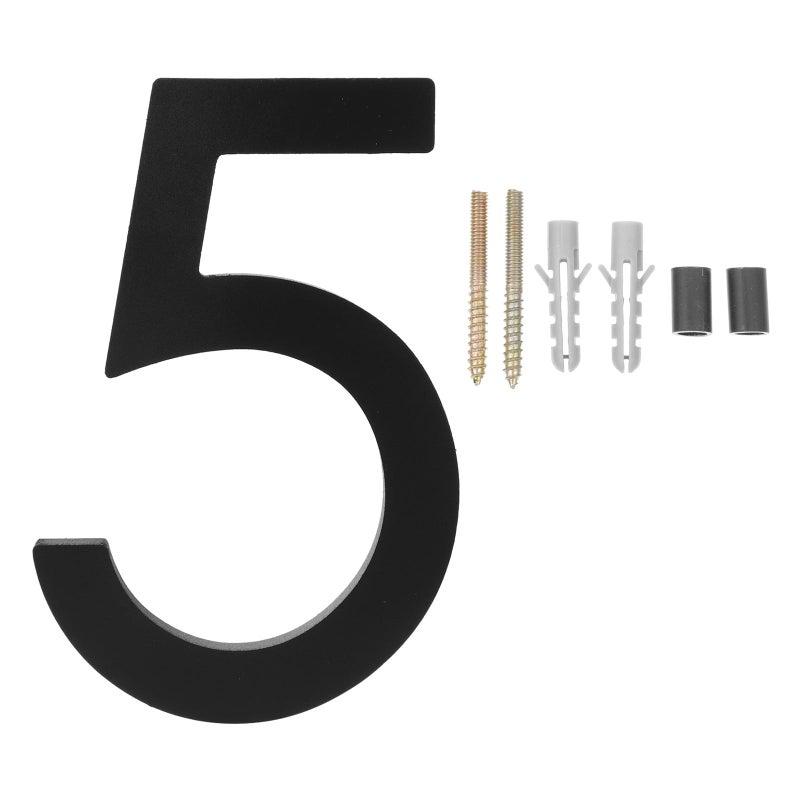 House Numbers Set Of 5 Weather Resistant Outdoor Address Plaque For Garden Gate Mailbox - Image 2