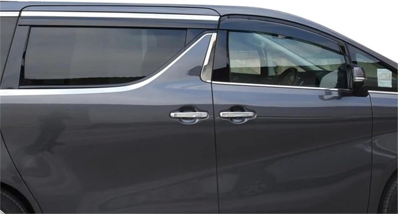 QASULER Sun Rain Deflector Guard for Toyota Alphard Vellfire - Image 2